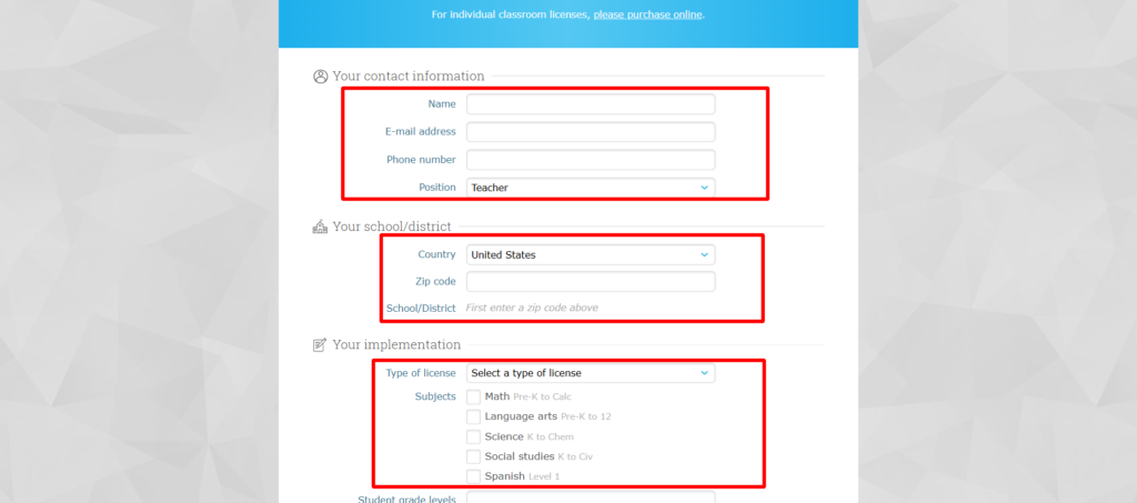personal details